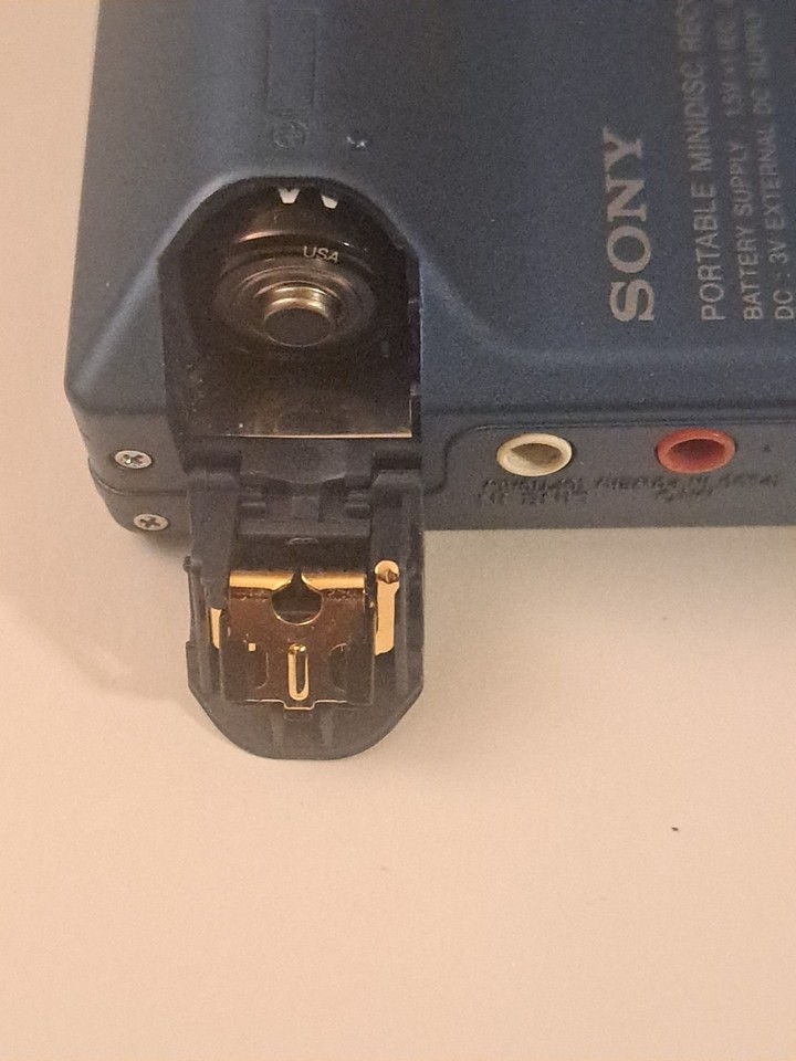 Sony MZ-R700 MiniDisc MDLP Mega Bass Recording Walkman Blue Works | eBay