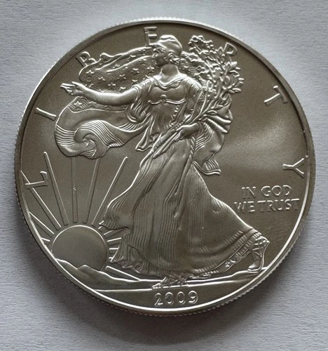 2009 American Silver Eagle 1oz .999 Fine Bullion Uncirculated US Mint High Grade