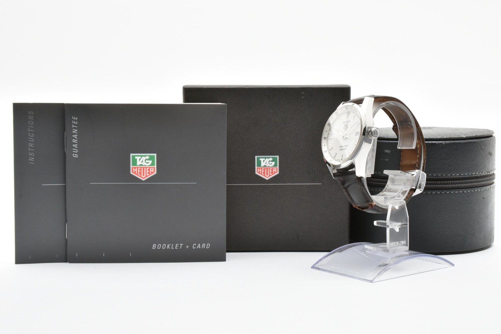 [N MINT w/Box Papers] TAG Heuer Carrera WV2116 White Dial Automatic Men's Watch