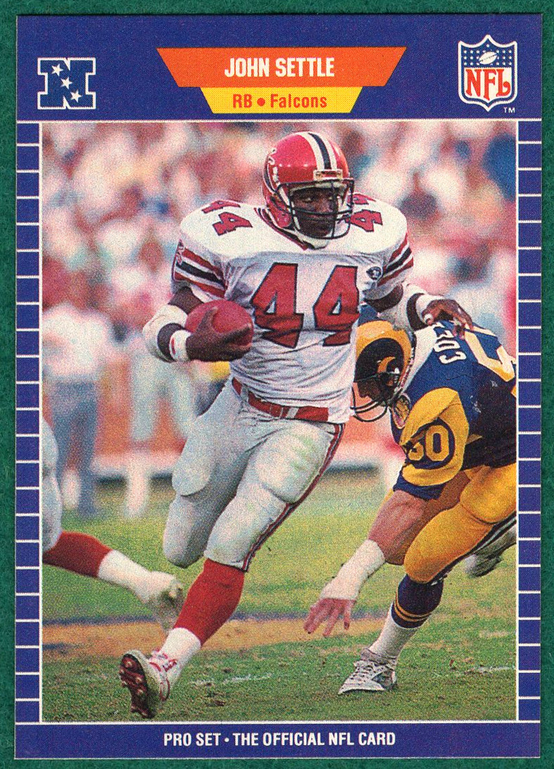 John Settle - 1989 Pro Set #15 - Atlanta Falcons Football Card