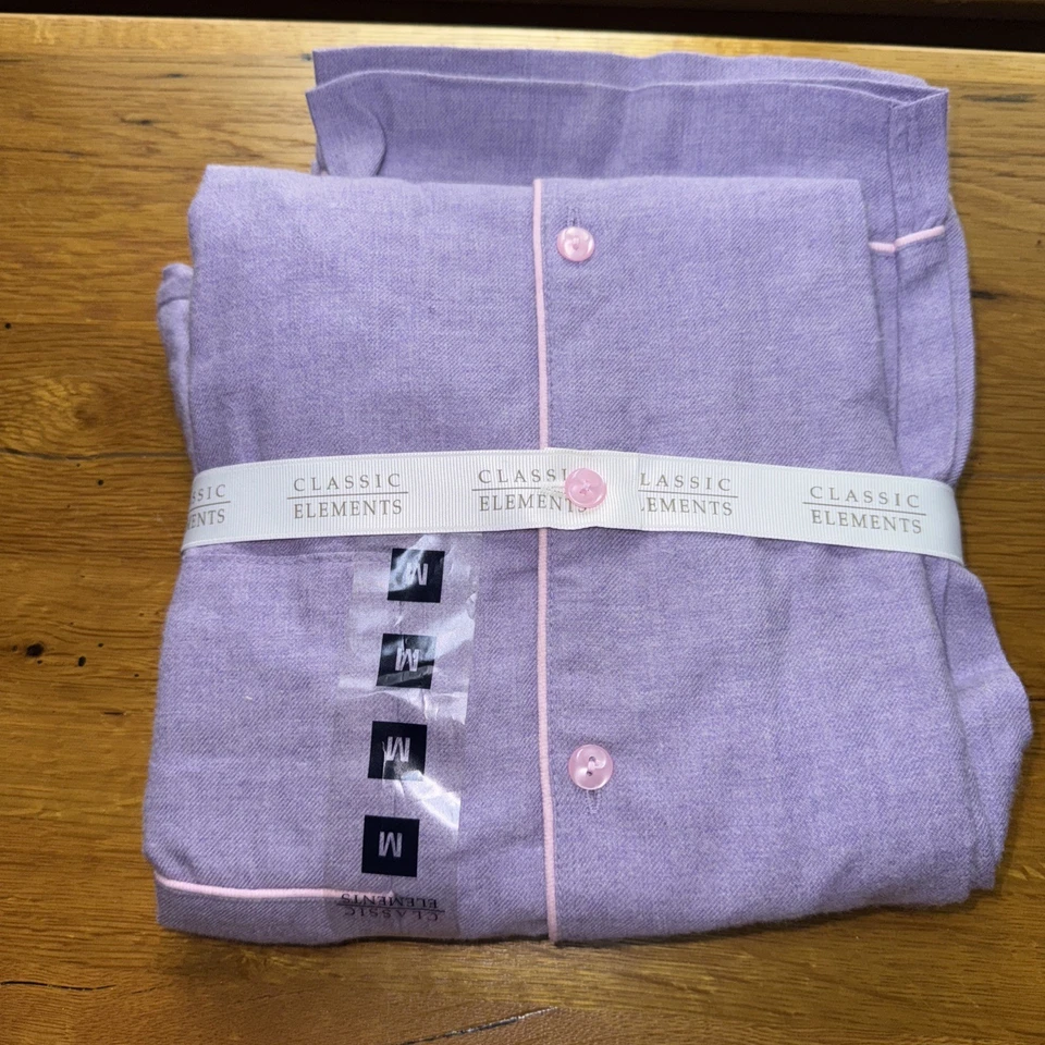 Conjunto de pijama polar Sears Classic Elements para mujer ropa de salón púrpura claro  Foto 2 de 4