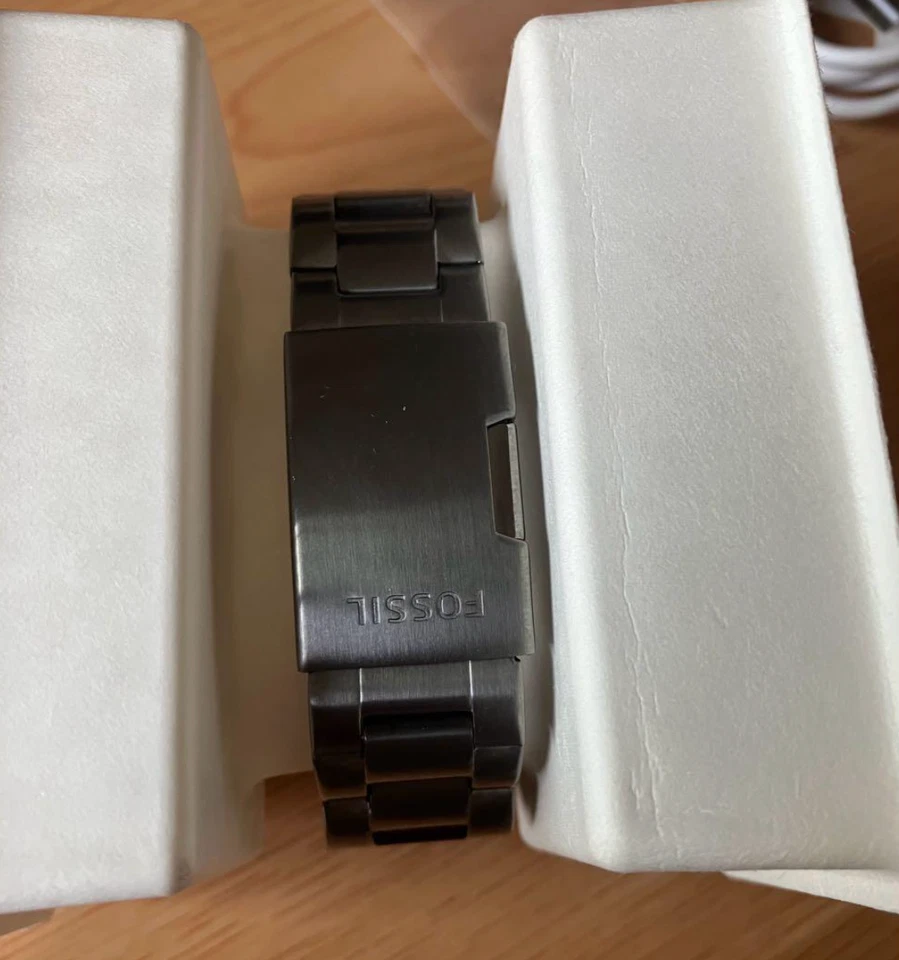 Умные часы OSSIL поколение 6 дымчатое серебро нержавеющая сталь FTW4059 с коробкой - Изображение 3 из 3