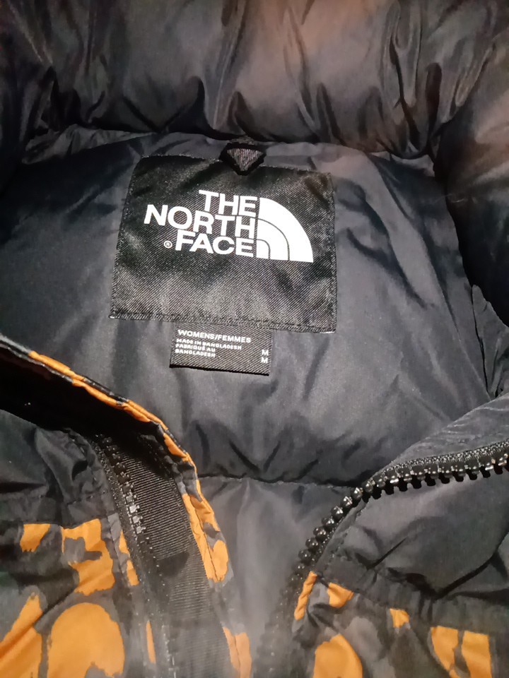 THE NORTH FACE Womens MEDIUM Summit Series Brn/Blk Hide Leopard Print Jacket NWT image 2