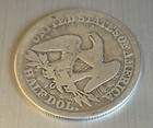 1853-O US Seated Liberty Half Dollar 90% Silver Variety 2 Arrows and Rays — photo 6