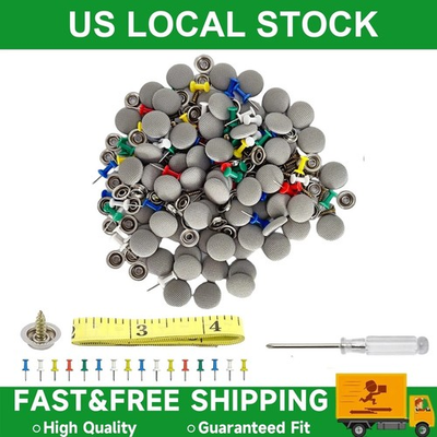 #ad 60PCS Car Roof Liner Ceiling Kit Repair Buckle Sagging Headliner Rivet Pins Snap $5.53