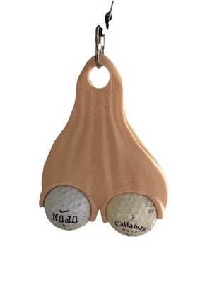 3D Printed Novelty Golf Ball Holder    Ball Sack  Design   Holds 2 Golf Balls