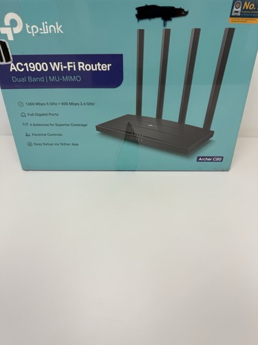 TP-Link AC1900 Wireless MU-MIMO WiFi Router - Dual Band (Archer C80) New - Picture 4 of 20