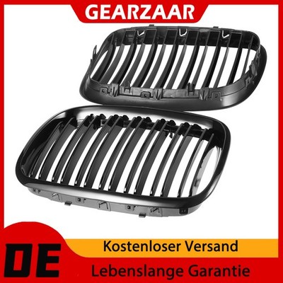 Kühlergrill Nieren Grill für BMW E70 07-13 Sport Performance L+R Schwarz Satz