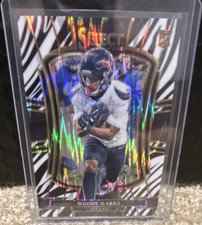 Panini 2025 Select Woody Marks Texans RC Premier Level Zebra Prizm #135