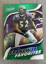 2023 Panini Prestige - Franchise Favorites Ray Lewis  Xtra Points Green /149