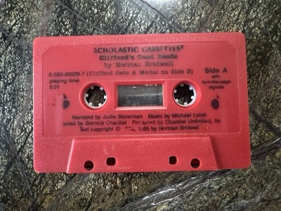 Clifford s Good Deeds Cassette Tape 1991 Scholastic Inc