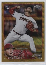 2023 Topps Chrome Gold Wave Refractor 1/50 Ryne Nelson #193 qq1