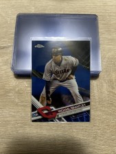 2017 Topps Chrome - Michael Brantley #165 Blue Wave Refractor /75