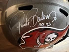 Ronde Barber Autographed Buccaneers F/S Helmet W/HOF Beckett Witnessed