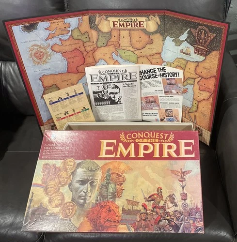 NICE Conquest Of The Empire MB Milton Bradley Vintage Board Game 99% Complete