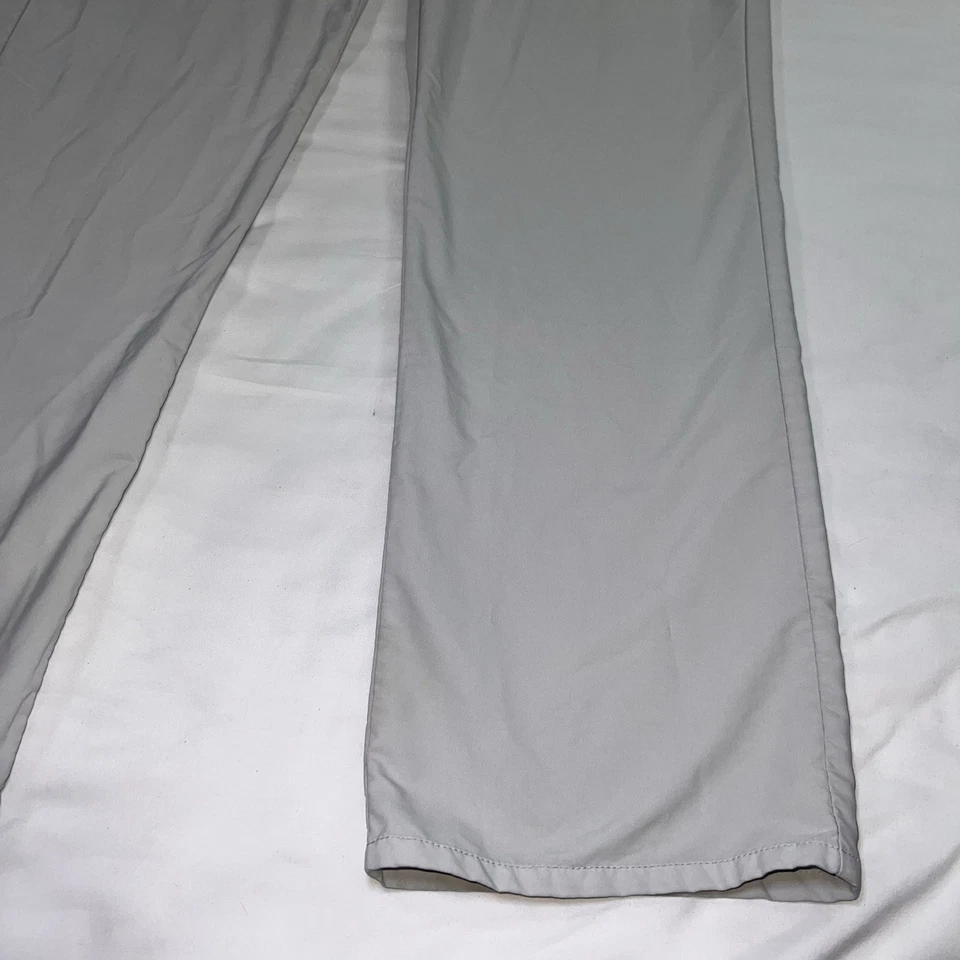 Travis Mathew Golf Pants Men's Size 38X33 Light Gray Flat Front Stretch Chinos - Image 3 of 4