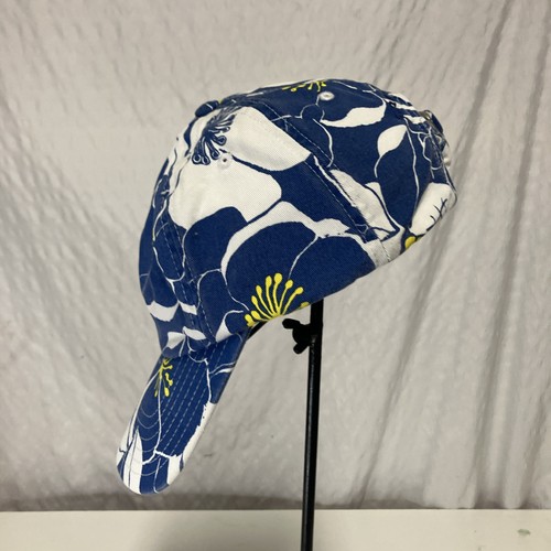 Vineyard Vines Adjustable Hat Floral Blue White Whale Logo Tropical - Picture 4 of 13