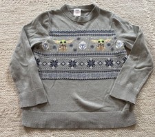 Boys Mando And Grogu Jumping Beans Winter Sweater