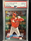 2018 Topps Chrome Update Shohei Ohtani HMT32 Rookie Debut PSA 10 Gem Mint (6804)