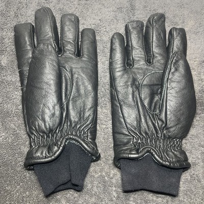 US NAVY Genuine Leather Gloves/ Insulated/ Large/ Pre Owned/ Excellent