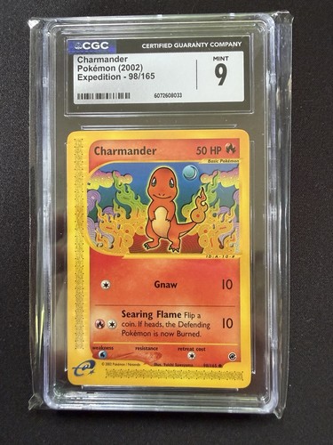 Charmander graded CGC 9 for sale on eBay