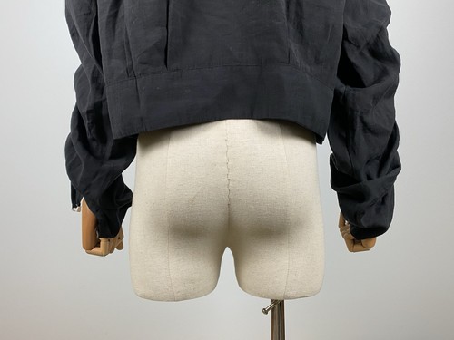 LURDES BERGADA schwarze Designer Avantgarde Full Zip Übergangsjacke Gr. L - Bild 15 von 18