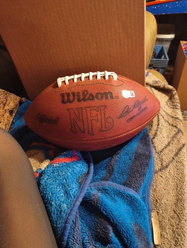 Phil Simms Signed Autographed Football Inscribed "Giants" Beckett COA - Picture 3 of 6
