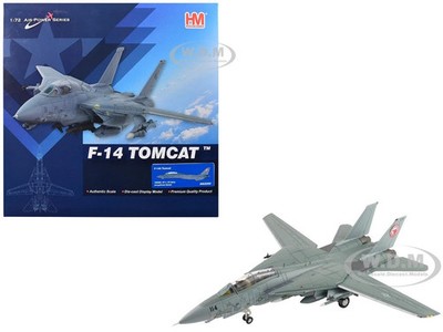 GRUMMAN F-14A TOMCAT AIRCRAFT ''VF-1'' US NAVY 1/72 DIECAST BY HOBBY MASTER HA5260