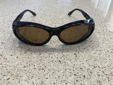 Polar Optics Polarized Sunglasses Fit-Over Glasses, Women’s Bend To Fit Black