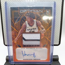 Panini 2024-25 Obsidian Harrison Ingram AUTO RC Jersey Patch Spurs 1/18 RPA NBA 