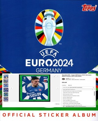 SVK Slowakei - Topps UEFA Euro 2024 Deutschland - Album Sticker und Sammlerstücke