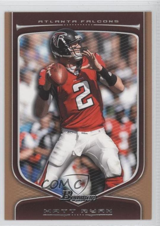 2009 Bowman Draft Picks Bronze 76/99 Matt Ryan #9 0q4