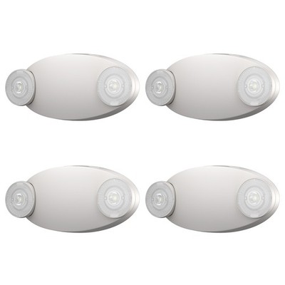 UL Listed 4 Packs  Led Emergency Light Exit Lighting Commercial Emergency Lights