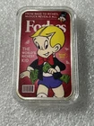 Richie Rich 1 Troy Oz .999 Fine Silver Colorized Bar In Original Capsule & COA