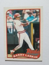 1989 Topps Barry Larkin Cincinnati Reds