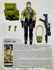 G.I. Joe 1987 Tunnel Rat EOD w/Card, BOTH FLASHLIGHTS, 100% COMPLETE, EXCELLENT