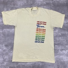vintage 1985 TUCSON ARIZONA t shirt L 80s rainbow print 50/50 state travel vintage 1985 TUCSON ARIZONA t shirt L 80s rainbow print 50/50 state travel