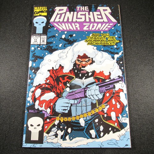 Punisher: War Zone #11 - US Marvel Comic Englisch 1992 Cover By Mike Manley