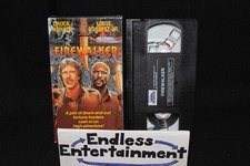 Firewalker VHS Cassette Tape With Slipcover Chuck Norris Adventure