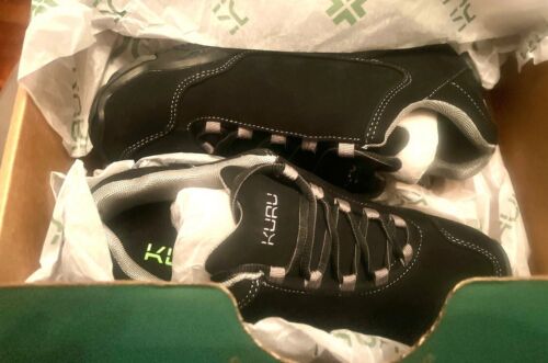 KURU CHICANE Lace up Rubber Toe Mesh IN Smokestack Black NIB