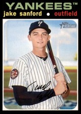 2020 Topps Heritage Minor League #16 Jake Sanford Staten Island Yankees