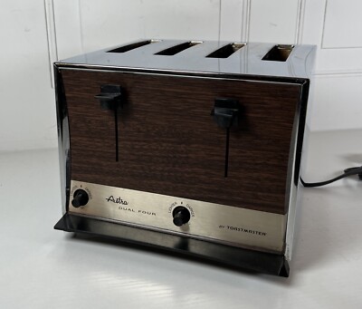 NICE Vintage Retro Astra by Toastmaster 4 Slice Pop-Up Toaster
