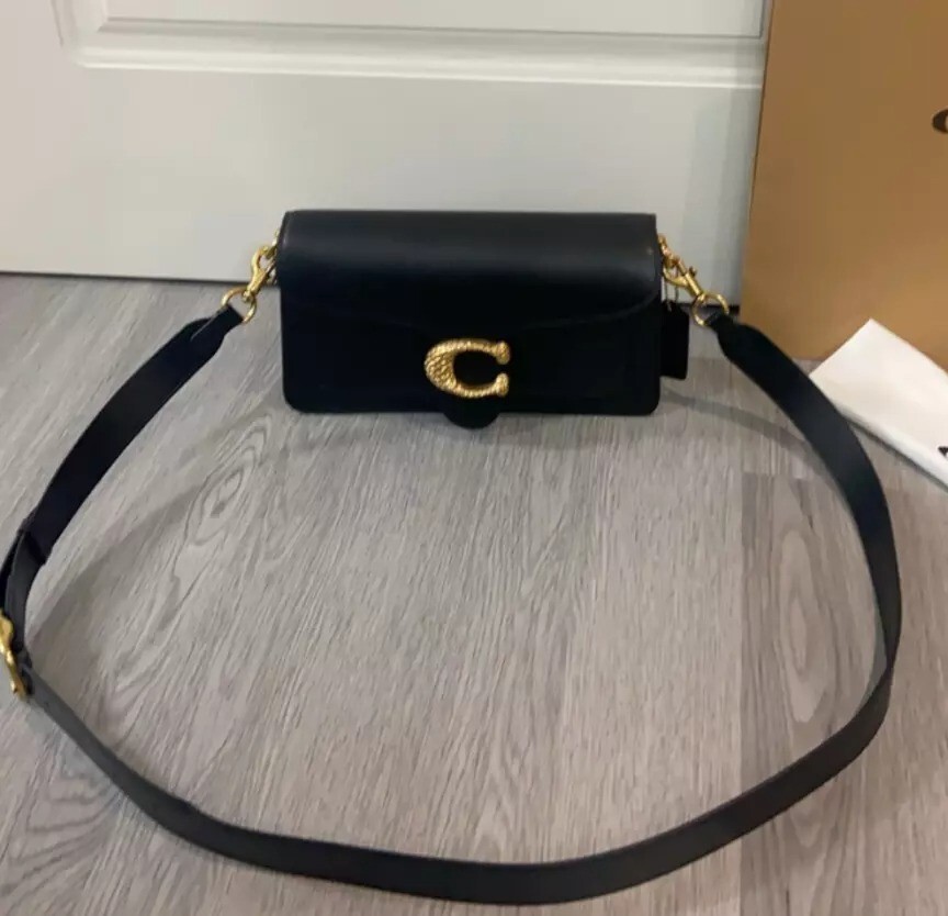 COACH CZ438 NEW YEAR TABBY SHOULDER BAG 26 WITH SNAKESKIN DETAIL