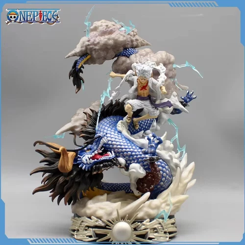 One Piece Ruffy vs. Kaidou Anime Figur 24cm | Ruffy Gear 5 Anime Modell Figur - Bild 2 von 8