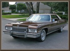 1973 Cadillac Coupe DeVille Brown, Toolbox / Refrigerator Magnet, 42 MIL