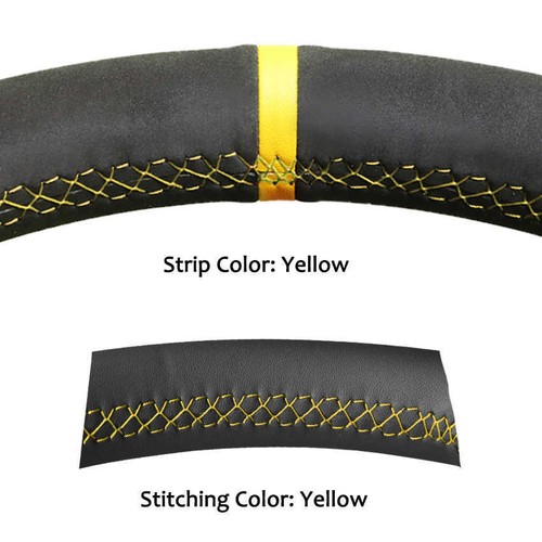 Cubierta de volante de gamuza personalizada con costura a mano para Subaru BRZ Scion FR-S FRS - Imagen 18 de 26