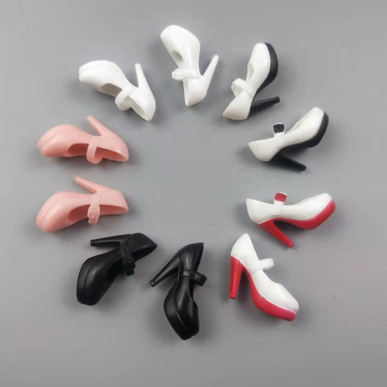 New Fashion 11.5" Barbie Doll High Heels Office Lady Shoes 1/6 Dolls Accessories