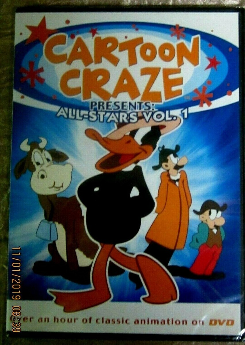 LOT OF 6 CARTOON CRAZE DIGITALLY REMASTERED VINTAGE CLASIC