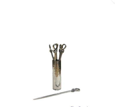 Loft1850 Set mit sechs polierten Knoten Olive/Cocktail Plektren & Halter | Barzubehör