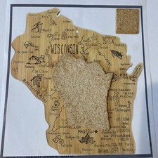 One Super Large Wheat Thin Shaped Like Wiscon...
